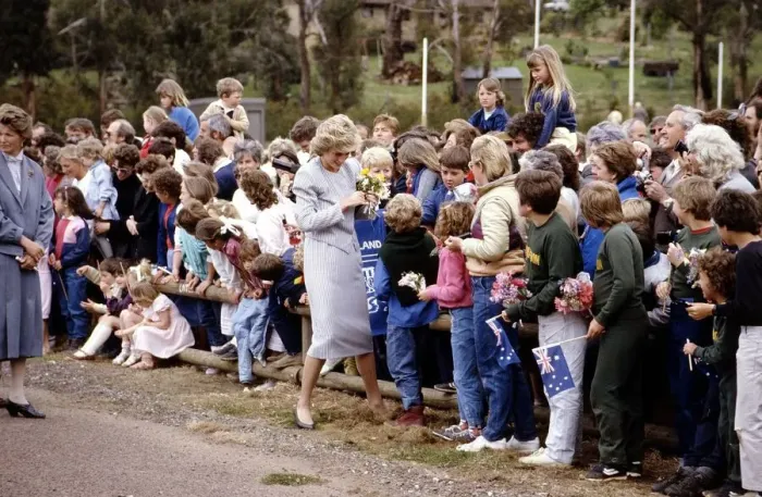 Framed Print : Princess Diana & Prince Charles Prince and princess of Wales Overseas Visit to Australia