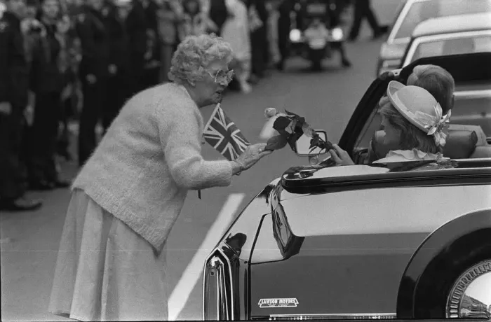 Framed Print : Princess Diana and Prince Charles Royal Tour of Canada 1983 Princess Diana receives Framed Print : Princess Diana and Prince Charles Royal Tour of Canada 1983 Princess Diana receives