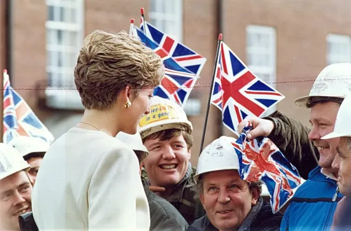 Framed Print : Princess Diana the Princess of Wales. (North East visits) Framed Print : Princess Diana the Princess of Wales. (North East visits)