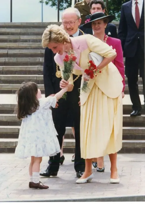 Framed Print : Princess Diana the Princess of Wales. (North East visits)