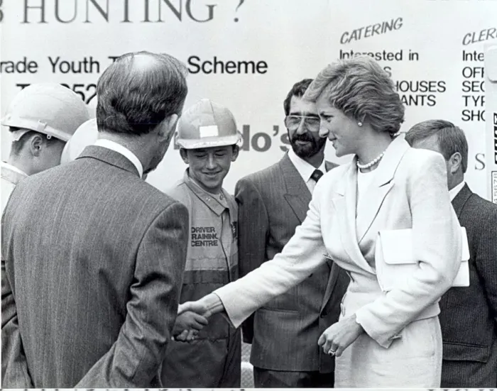 Framed Print : Princess Diana the Princess of Wales. (North East visits) Framed Print : Princess Diana the Princess of Wales. (North East visits)