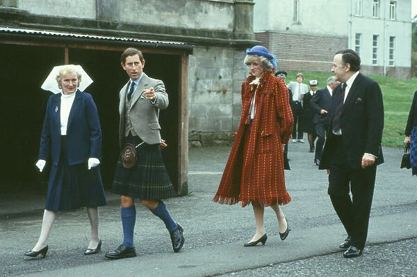 Princess Diana visiting Princess Louise Scottish Hospital for Limbless Sailors & Soldiers
