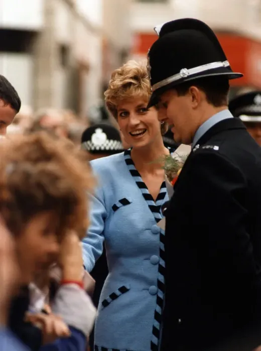 Framed Print : Princess Diana visits Wales, Wednesday 7th October 1992. Our Picture Shows Framed Print : Princess Diana visits Wales, Wednesday 7th October 1992. Our Picture Shows