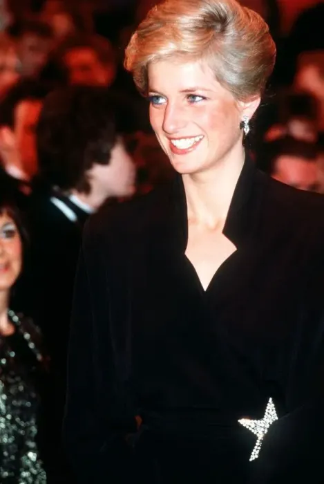 Framed Print : Princess Diana of Wales attends the Laurence Olivier Awards held at the Dominion Theatre