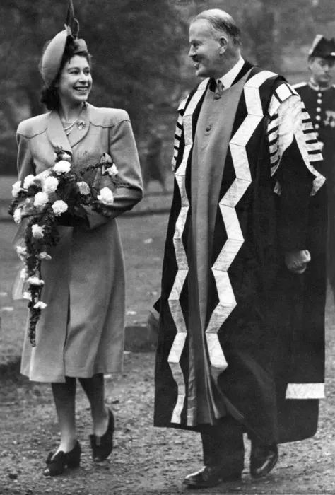 Framed Print : Princess Elizabeth Lays The Foundation Stone at of St. Marys College, Durham Framed Print : Princess Elizabeth Lays The Foundation Stone at of St. Marys College, Durham