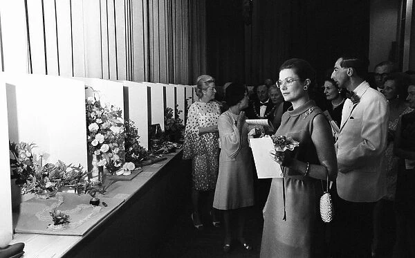 Princess Grace of Monaco, attends the Solihull Flower Show, West Midlands, England