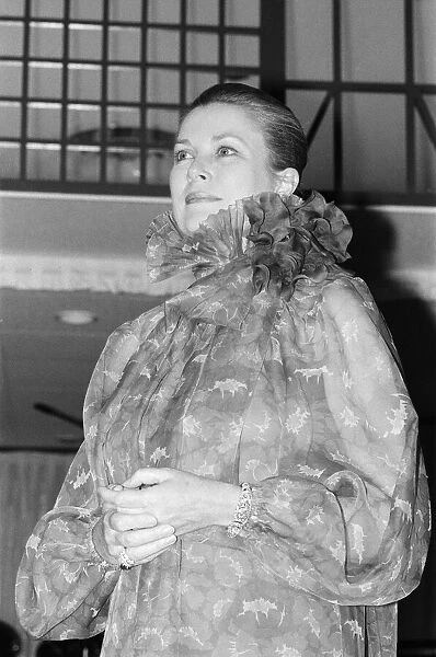 Princess Grace of Monaco at a dinner at the Sporting Casino, Monte Carlo