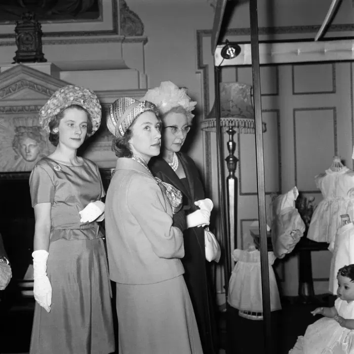 Framed Print : Princess Margaret attends the Invalid Childrens Aid Association Dress Show Framed Print : Princess Margaret attends the Invalid Childrens Aid Association Dress Show