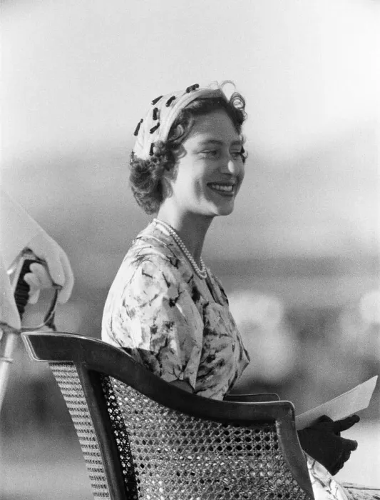 Framed Print : Princess Margaret attends Military Display at Up-Park Camp, Jamaica