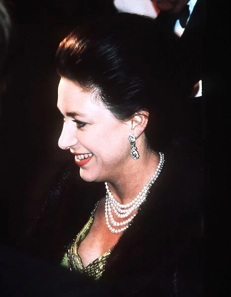 Princess Margaret at Charity pop Concert at the Palladium November 1969