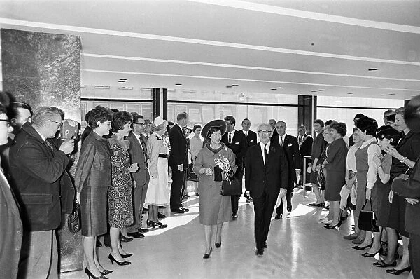 Princess Margaret, Countess of Snowdon opens the new Birmingham Post & Mail offices