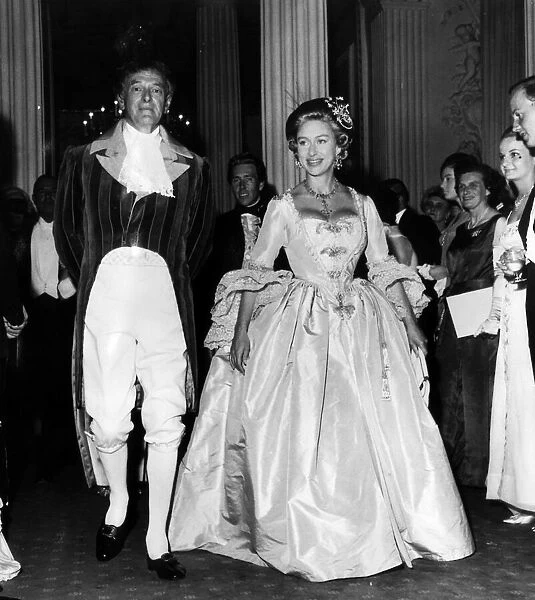 Princess Margaret in Fancy dress for the Georgian Ball