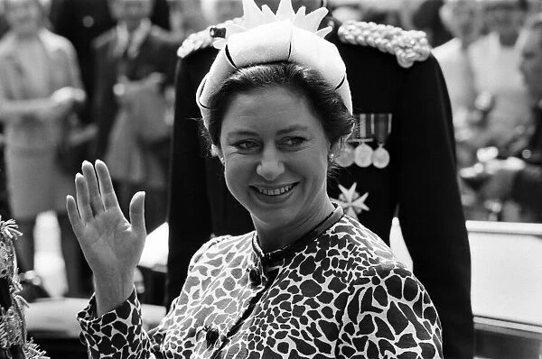 Princess Margaret at the Hammonds department store, Hull. 10th May 1971