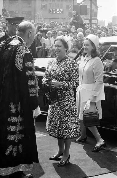 Princess Margaret at the Hammonds department store, Hull