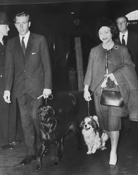 Princess Margaret and Husband Lord Snowdon arrive at King