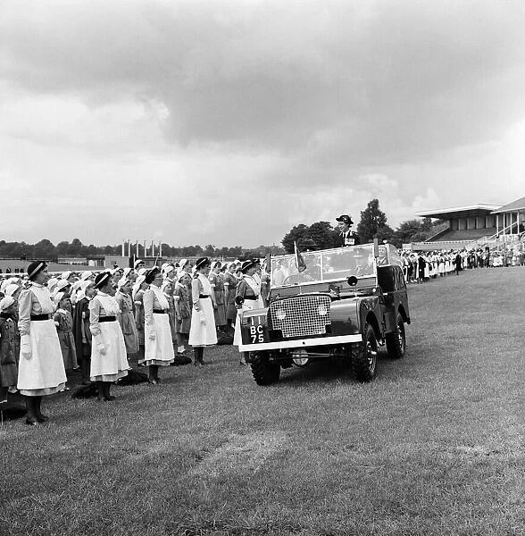 Princess Margaret inspects the St John Ambulance Cadets, York. 10th July 1960
