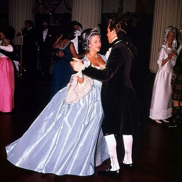 Princess Margaret July 1964 and Lord Snowdon at the Georgian Ball at Mansion house