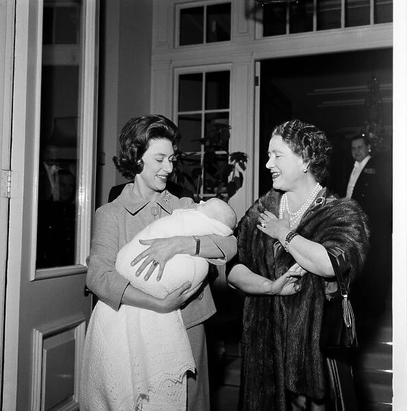 Princess Margaret leaves Clarence House with her mother, Queen Elizabeth The Queen Mother