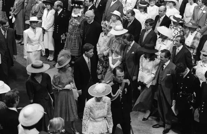 Framed Print : PRINCESS MARGARET, LORD LINLEY AND LADY SARAH ARMSTRONG JONES AT SARAH FERGUSON