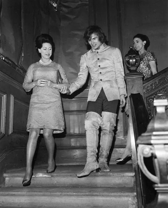 Framed Print : Princess Margaret with Margot Fonteyn & Rudolf Nureyev 1968
