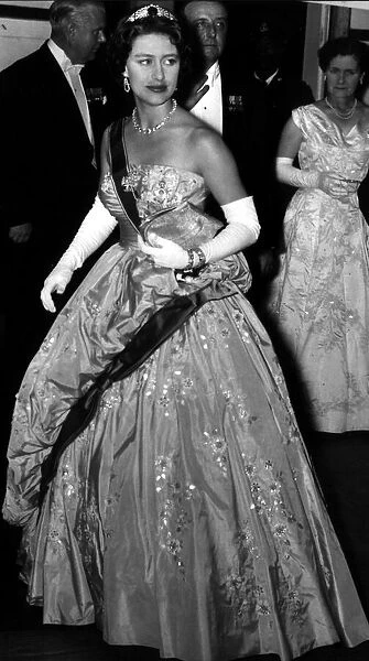 Princess Margaret at reception and Garden party in Georgetown May 1958