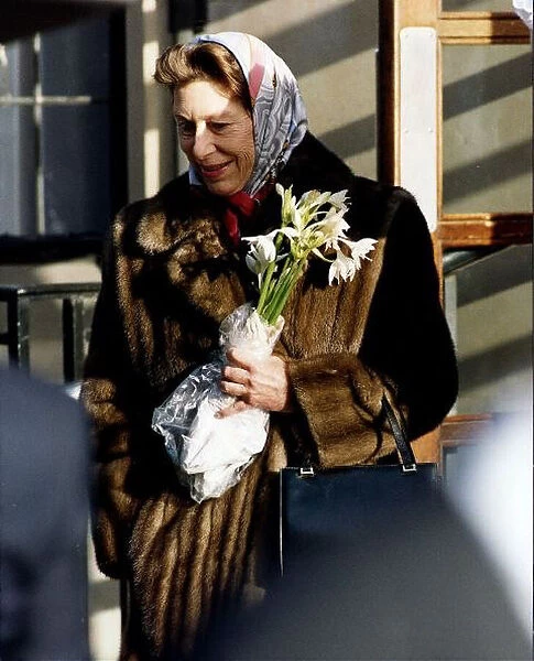 Princess Margaret Royalty leaving the hospital