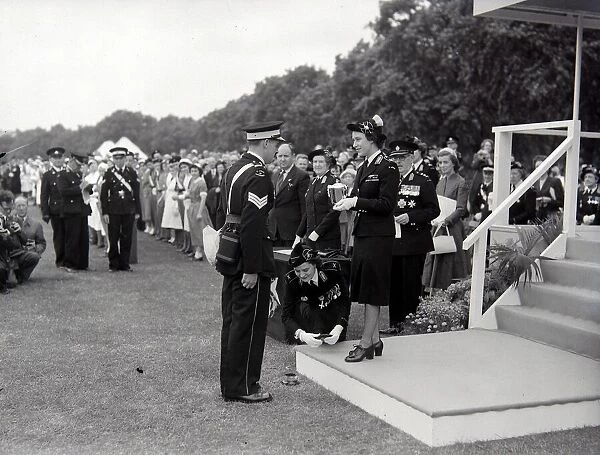 Princess Margaret seen here at the St John Ambulance Cadet Rally in Hyde Park London