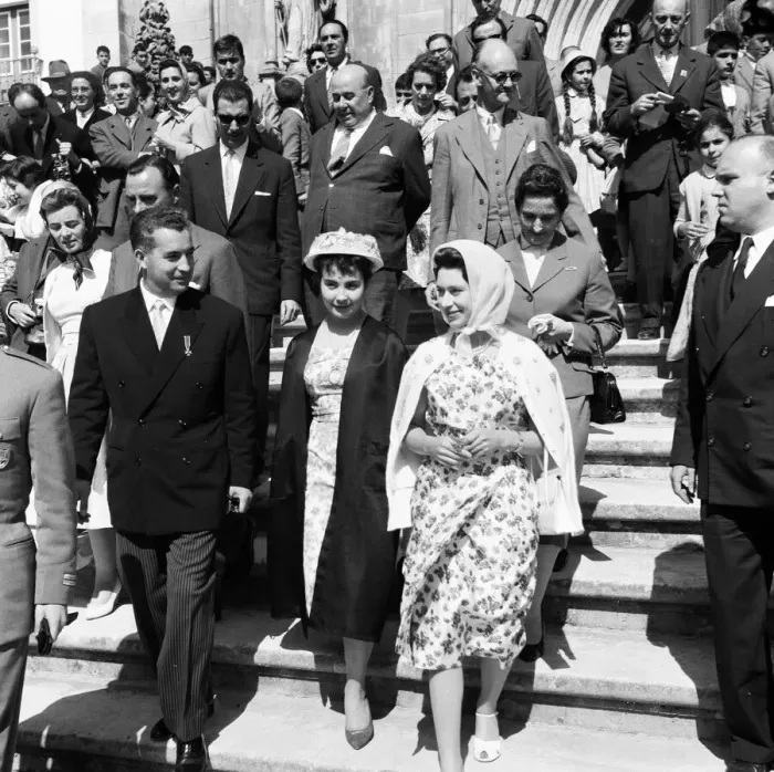 Framed Print : Princess Margaret visits Alcobaca, Portugal. 9th June 1959