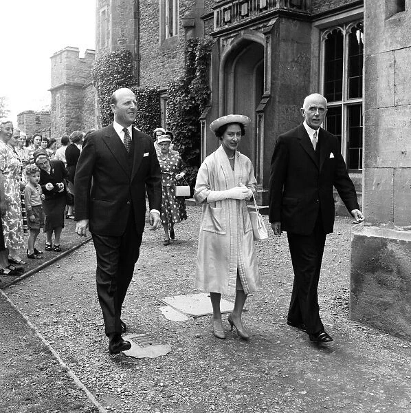 Princess Margaret visits the Royal Normal College for the Blind at Rowton Castle