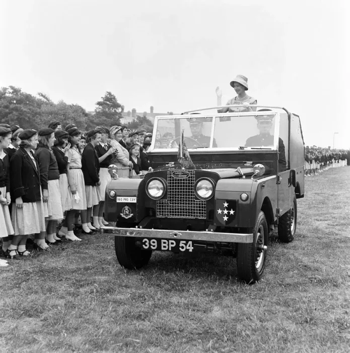 Framed Print : Princess Margaret visits St Johns Ambulance Brigade at Saint Peter Port, Guernsey Framed Print : Princess Margaret visits St Johns Ambulance Brigade at Saint Peter Port, Guernsey