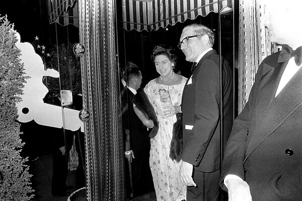 Princess Margaret visits the Tuxedo Junction club in Newcastle, on June 1, 1979