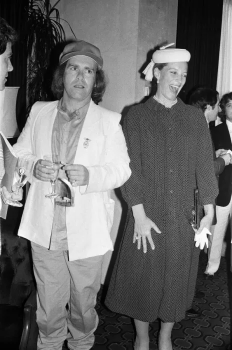 Framed Print : Princess Michael of Kent and Elton John at the Music Therapy Charity Luncheon Framed Print : Princess Michael of Kent and Elton John at the Music Therapy Charity Luncheon