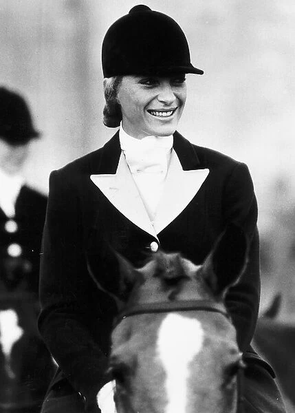 Princess Michael Of Kent on horse December 1985
