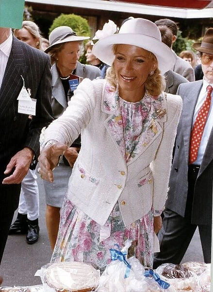 Princess Michael of Kent at Kempton Park May 1993