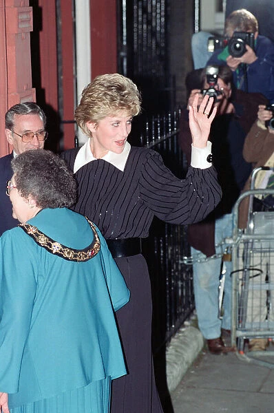 The Princess of Wales, Princess Diana, in her capacity as Patron