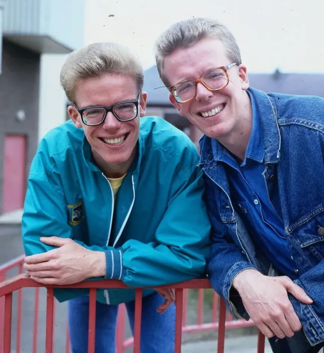 Framed Print : The Proclaimers pop group band circa 1980