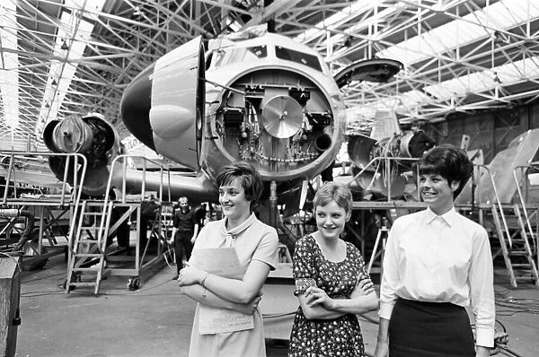 Production of the Hawker Siddeley 748 at Woodford Aerodrome, Greater Manchester