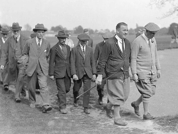 Professional Golf Tournament at Roehampton April 1924 George Gadd