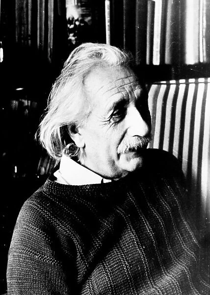 Professor Albert Einstein in his study at his home in Princeton, New Jersey