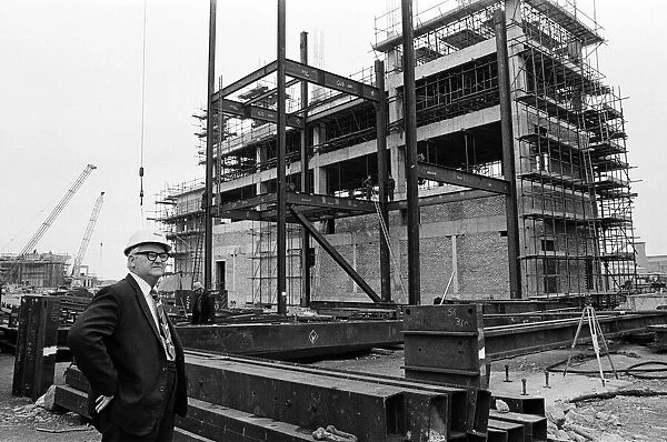 Progress at Redcar steel site, Teesside. 1974