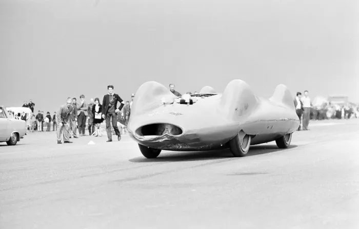 Framed Print : Proteus Bluebird, the car in which Donald Campbell broke the World Automobile Speed Framed Print : Proteus Bluebird, the car in which Donald Campbell broke the World Automobile Speed