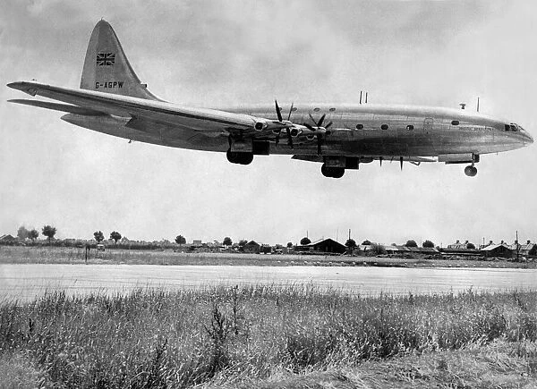 The prototype Bristol Brabazon (Type 167) was a large airliner