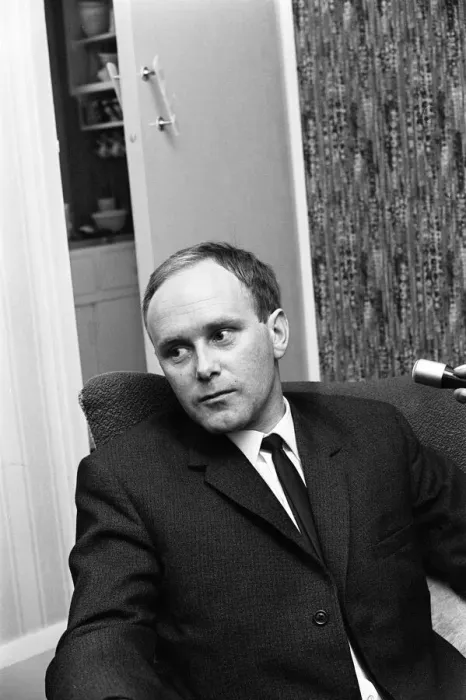 Framed Print : Proud father, Barry Thorns, pictured at home, 2nd October 1968 Framed Print : Proud father, Barry Thorns, pictured at home, 2nd October 1968