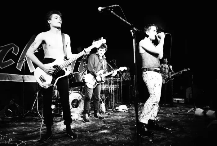 Framed Print : Punk Band Splodgeness Abounds at Nottingham Rock City. 21st March 1981 Framed Print : Punk Band Splodgeness Abounds at Nottingham Rock City. 21st March 1981
