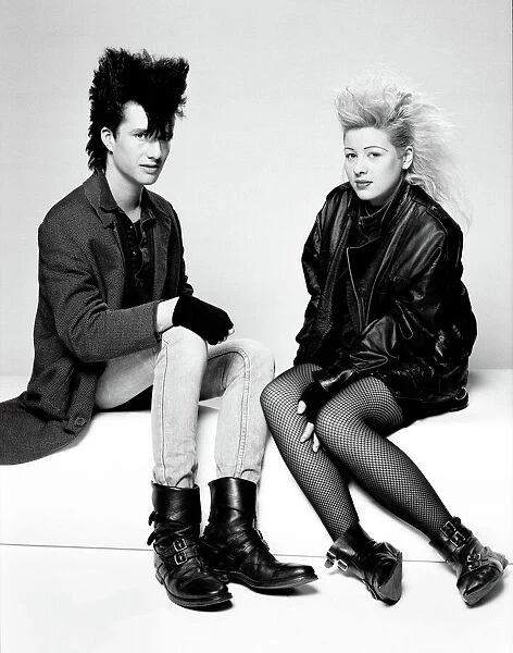 Punk couple Sharlene Burnell and Gary Telford who were photographed by Prince Andrew for