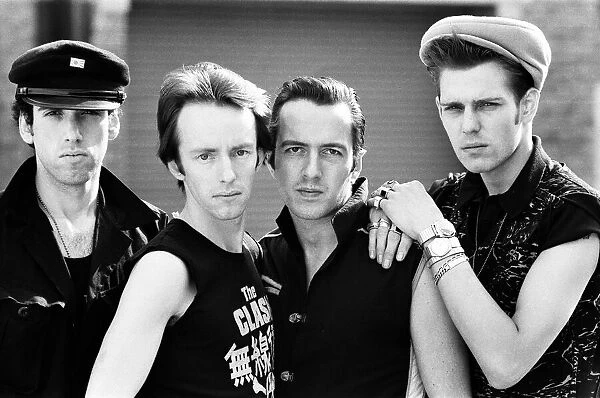 Punk rock group The Clash. 21st April 1982