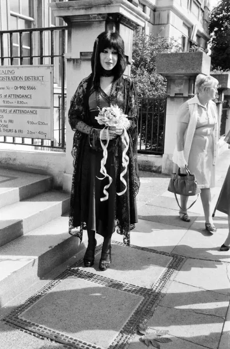 Framed Print : Punk rock wedding at Acton Town Hall of The Damned frontman Dave Vanian, 20 Framed Print : Punk rock wedding at Acton Town Hall of The Damned frontman Dave Vanian, 20