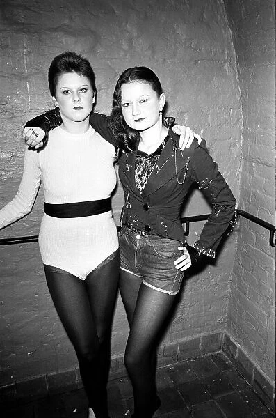 Punk Rockers at The Global village disco. 20th November 1976