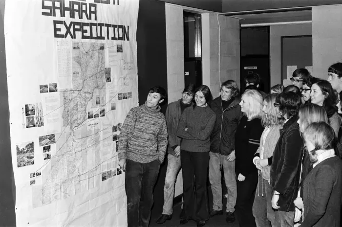 Framed Print : Pupils from the Blue Coat Church of England School, Coventry, on an outdoor expedition