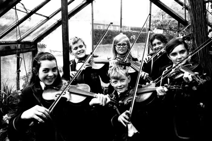 Framed Print : Pupils from Coates Endowed Secondary Modern School in Ponteland